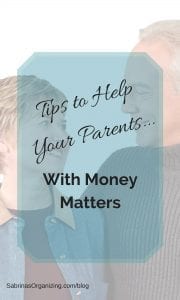 Tips to help your parents with money matters