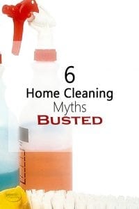 6 Home Cleaning Myths Busted