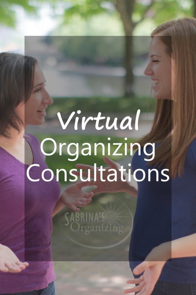 Virtual Organizing Consultations by Sabrina's Organizing