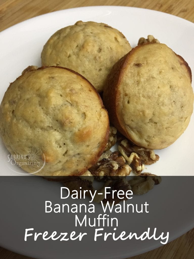 DF Banana Walnut Muffin Recipe