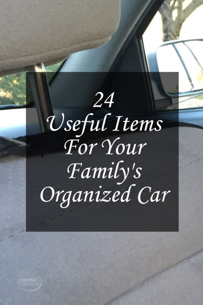 24 Useful Items For Your Family's Organized Car