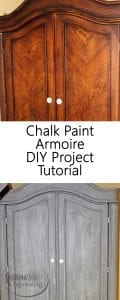 Chalk Paint Armoire DIY Project Tutorial