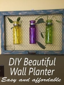 DIY Beautiful Wall Planter Easy and Affordable