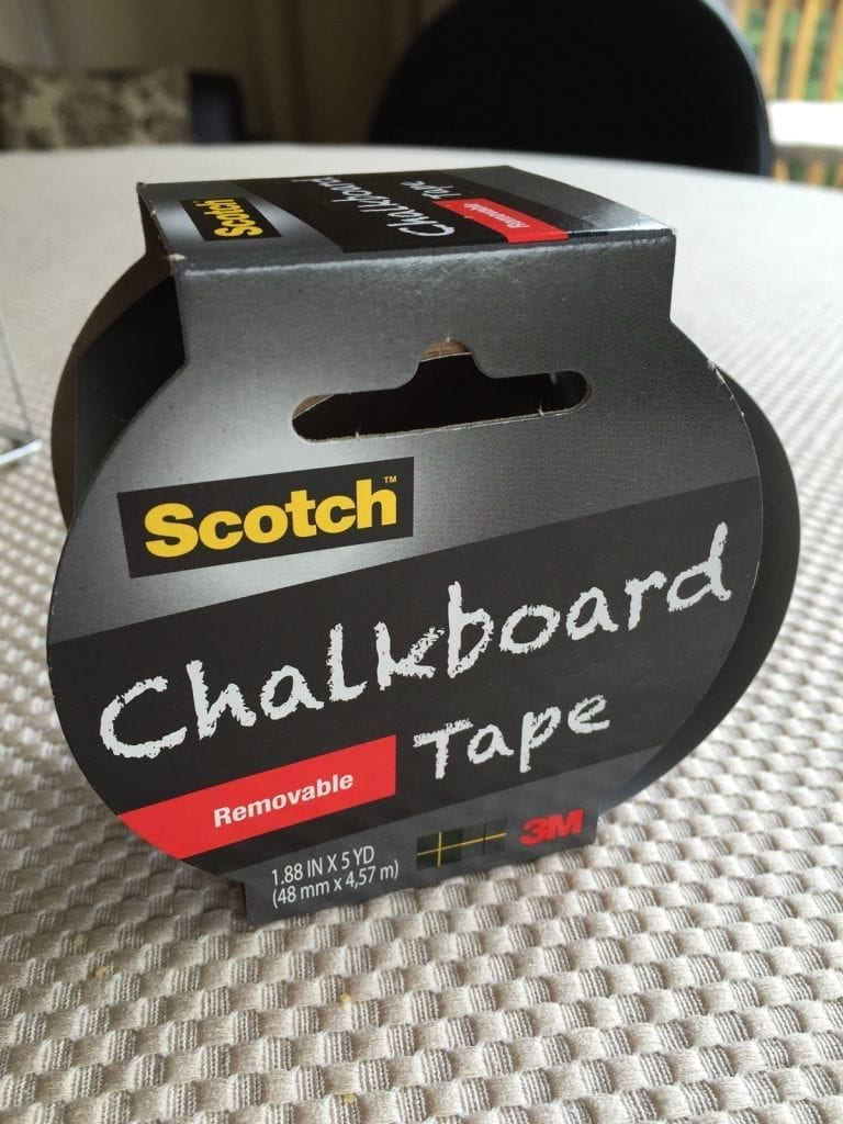 chalkboard tape by Scotch