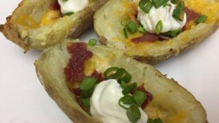 quick potato skins recipe