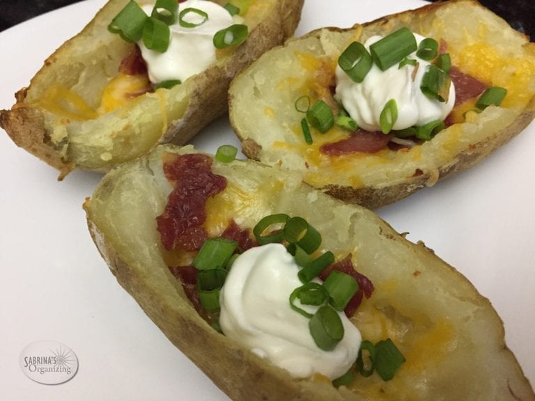 quick potato skins recipe