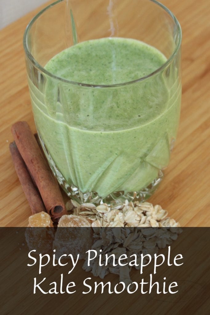 Spicy Pineapple Kale Smoothie