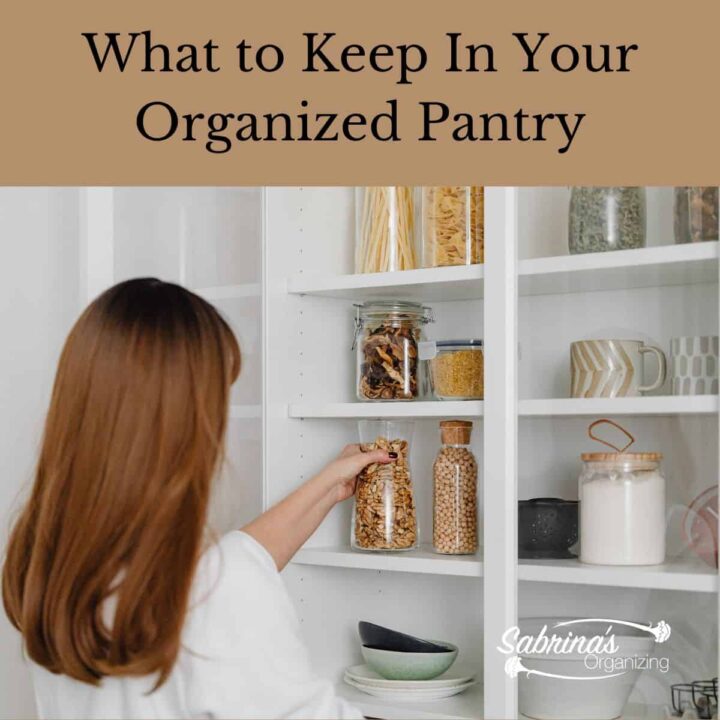 What to Keep in Your Organized Pantry - square image
