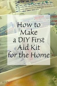 How to Make a DIY First Aid Kit for the Home