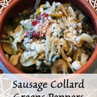 Sausage Collard Greens Peppers Pasta Recipe