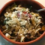 Sausage Collard Greens Peppers Pasta Recipe square image