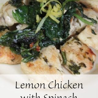 Lemon Chicken with Spinach Recipe