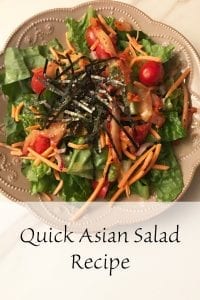 Quick Asian Salad recipe
