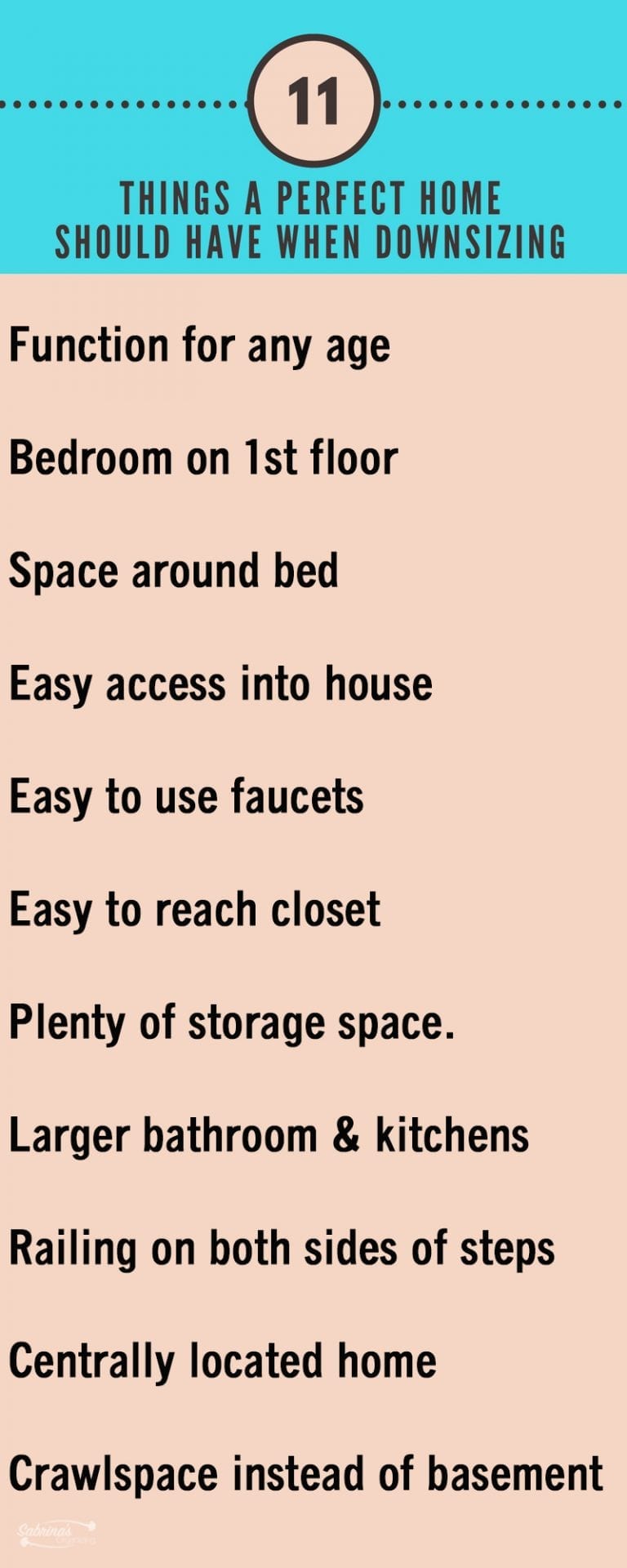 How to Find The Perfect Downsizing Home - Sabrinas Organizing