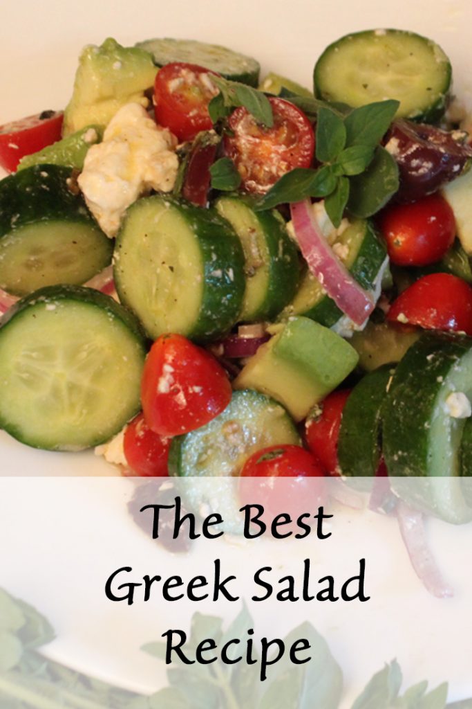 The Best Greek Salad Recipe | Sabrinas Organizing