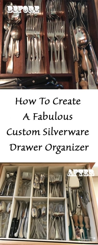 How To Create A Fabulous Custom Silverware Drawer Organizer