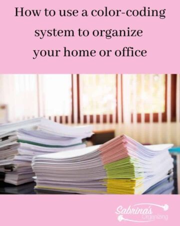 How to Use a Color Coding System to Organize Your Home or Office Featured image