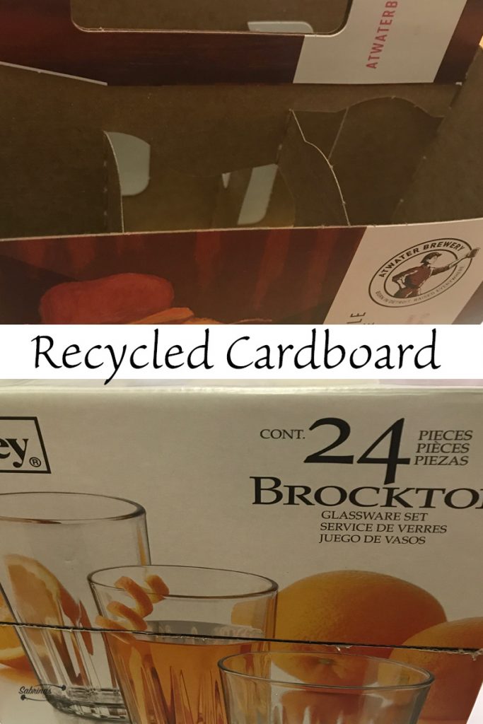 recycled cardboard