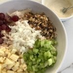 Light Waldorf Chicken Salad on Romaine Lettuce recipe