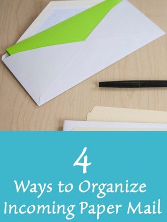 4 ways to organize incoming paper mail
