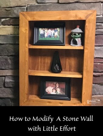 how to modify a stone wall with little effort