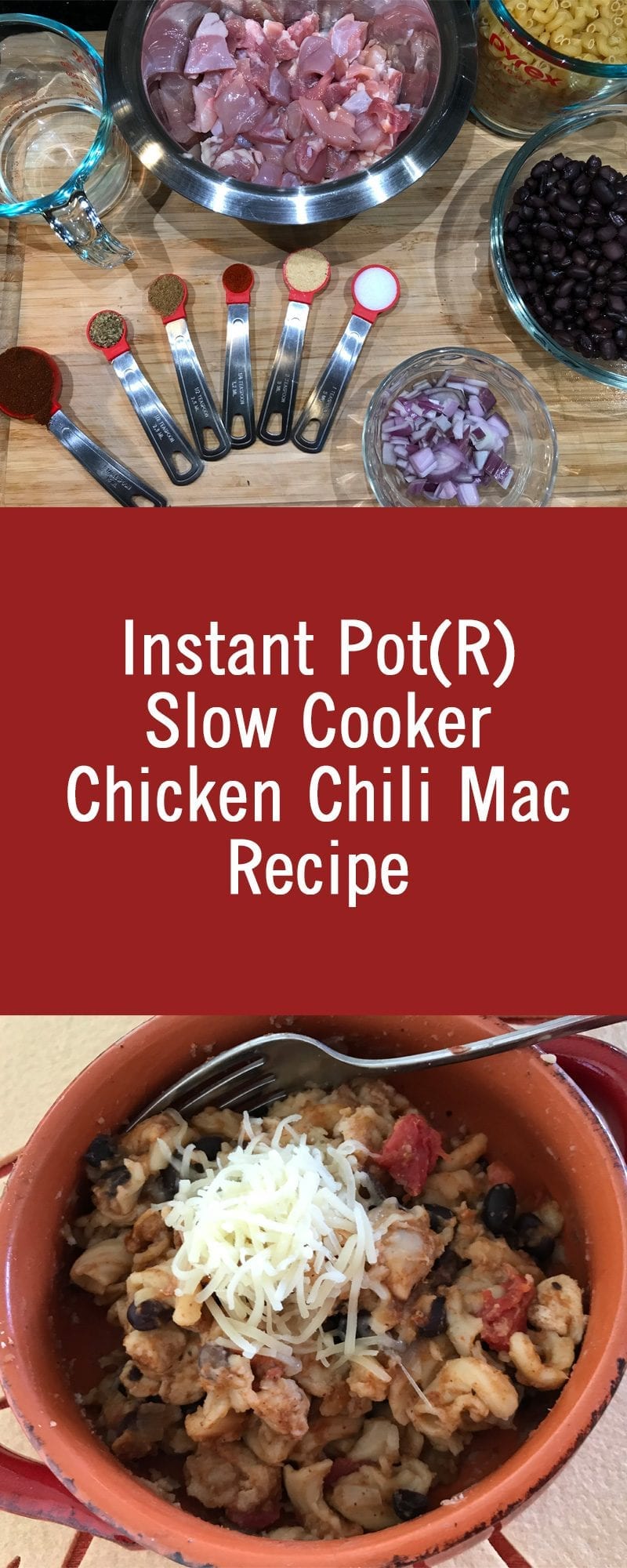 Instant Pot(R) Slow Cooker Chicken Chili Mac Recipe