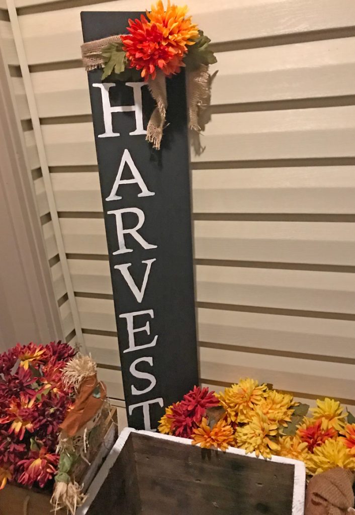 How to make a Harvest and Joy Reversible Outdoor Sign