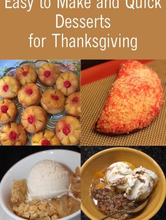 4 Easy to Make and Quick Desserts for Thanksgiving