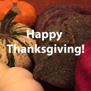happy thanksgiving from Sabrina's Organizing