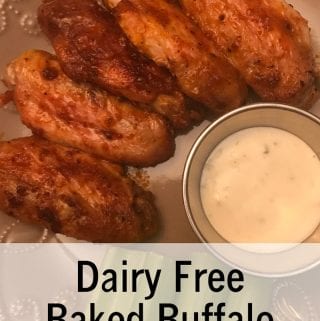 Dairy Free Baked Buffalo Wings Recipe
