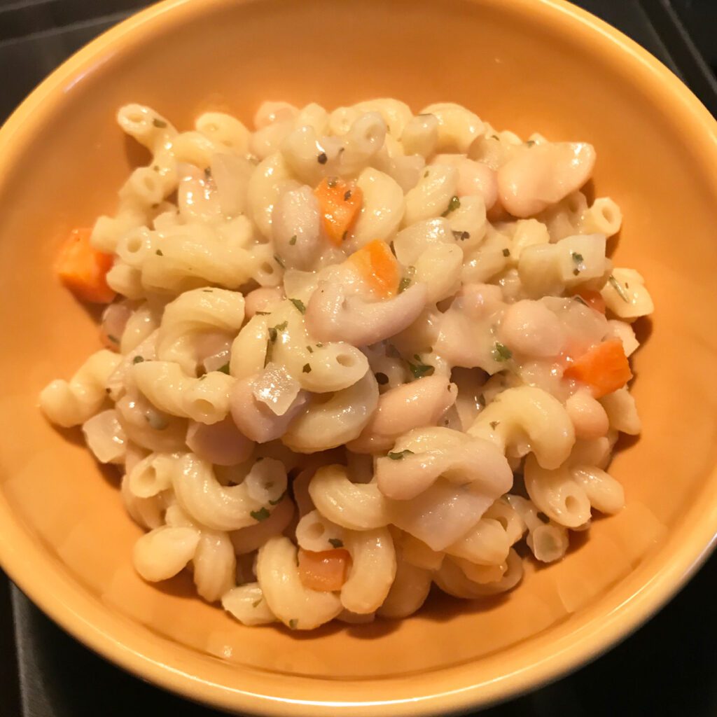 Delicious Dairy Free Mac and Beans Recipe to enjoy tonight