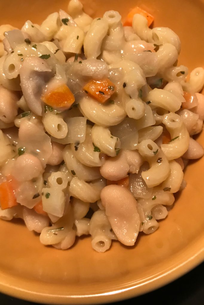 how to make dairy free mac and beans recipe