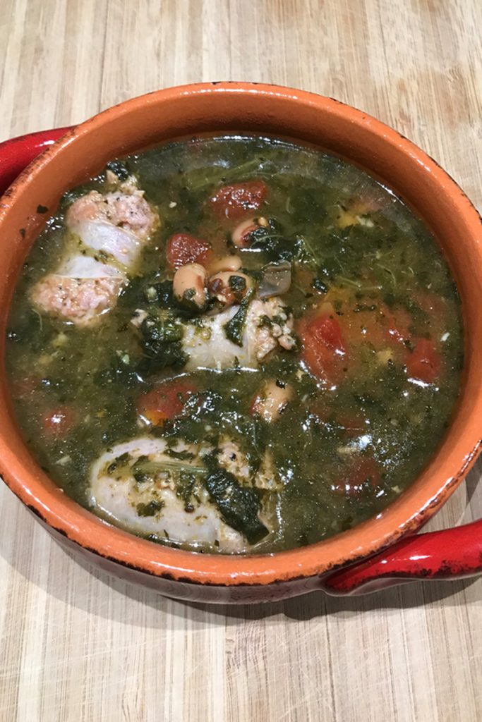 Instant Pot Turkey Sausage and Spinach Soup Recipe