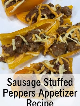 Sausage Stuffed Peppers Appetizer Recipe