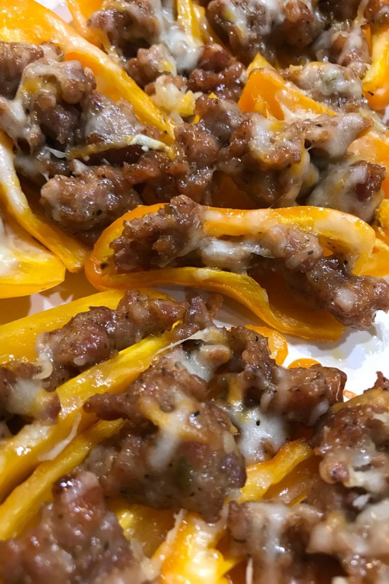 Sausage Stuffed Peppers Appetizer Recipe