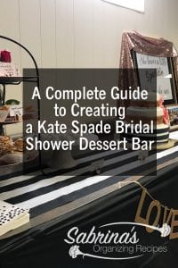 A Complete Guide to Creating a Kate Spade Bridal Shower Dessert Bar