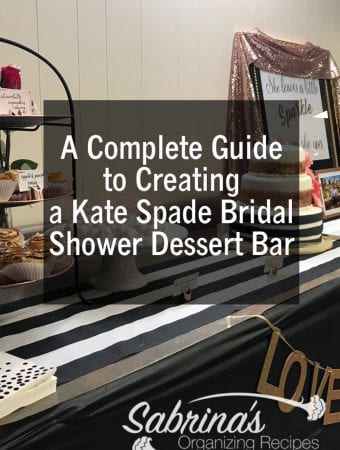A Complete Guide to Creating a Kate Spade Bridal Shower Dessert Bar