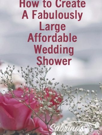 How to Create A Fabulously Large Affordable Wedding Shower