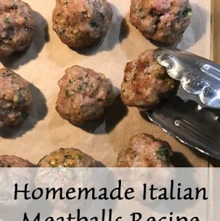 Homemade Italian Meatballs recipe for a crowd