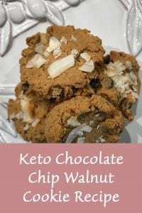 Keto Chocolate Chip Walnut Cookie Recipe