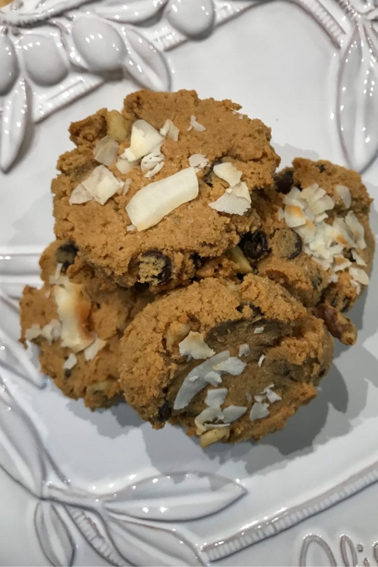 Keto Chocolate Chip Walnut Cookie Recipe Sabrinas Organizing