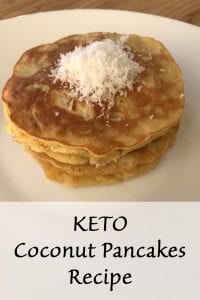 KETO Coconut Pancake Recipe