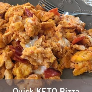 Quick KETO Pizza Eggs Recipe