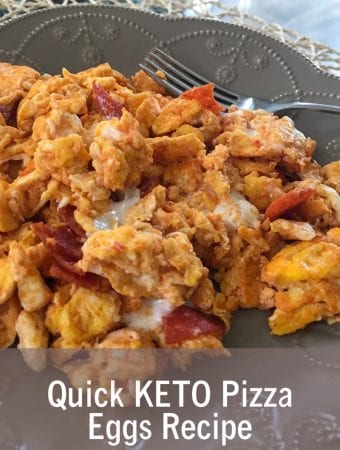 Quick KETO Pizza Eggs Recipe