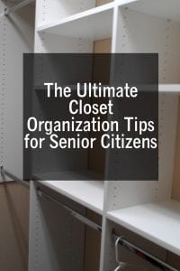closet organization senior citizens