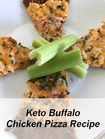 Keto Buffalo Chicken Pizza Recipe