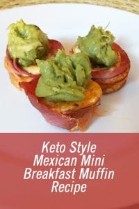 Keto Style Mexican Mini Breakfast Muffins Recipe