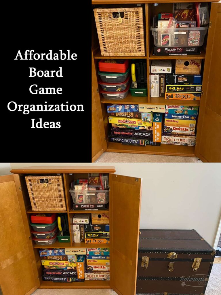 Affordable Board Game Organization