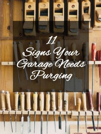 11 signs your garage needs purging
