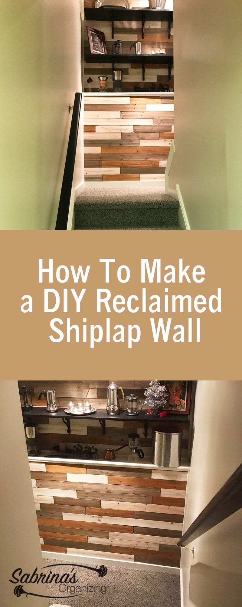 How To Make A DIY Reclaimed Shiplap Wall